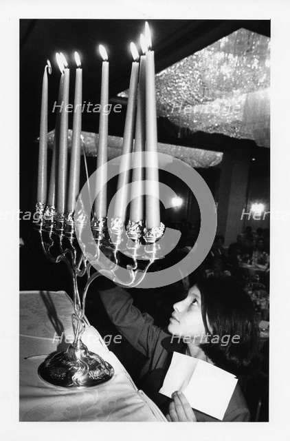 Luci Abrams at the British WIZO 75th Anniversary Luncheon, Mayfair Hotel, London, 1993. Artist: Unknown