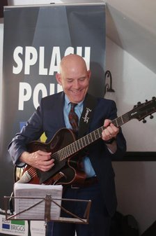 Wayne Wilkinson, Splash Point Jazz Club, Plough Inn, Rottingdean, East Sussex, UK, 17 May 2019. Creator: Brian O'Connor.