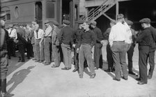 Germans at Hoboken, 1919. Creator: Bain News Service.