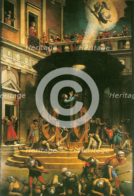 The Martyrdom of Saint Catherine of Alexandria, 1530-1540. Artist: Bugiardini, Giuliano (1475-1554)