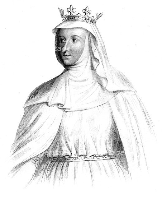 Marguerite of France, Queen of Edward I of England.Artist: Henry Colburn