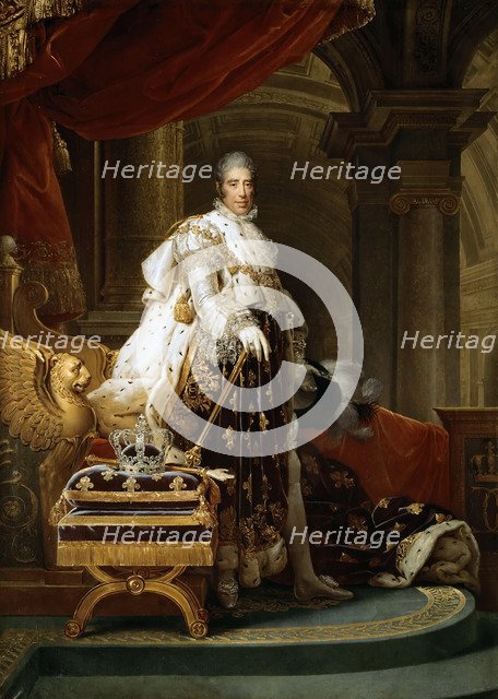 King Charles X of France. Artist: Gérard, François Pascal Simon (1770-1837)