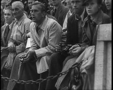 Crowd Watching the 1936 Berlin Olympics, 1936. Creator: British Pathe Ltd.