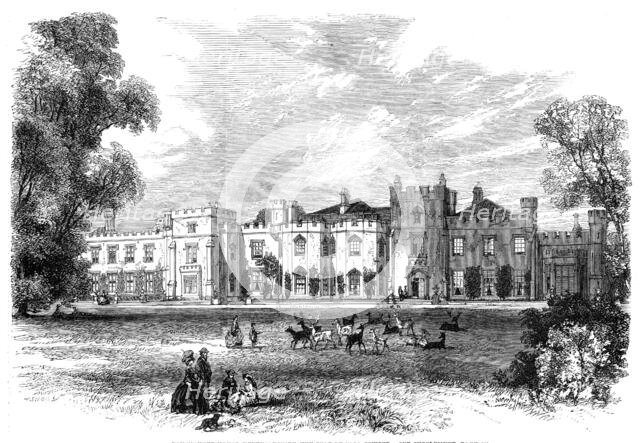 Panshanger House, Hertfordshire, the seat of Earl Cowper, 1862. Creator: Unknown.