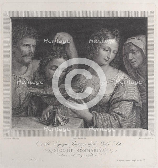 Salome and the head of Saint John the Baptist, 1815-35. Creator: Giovita Garavaglia.