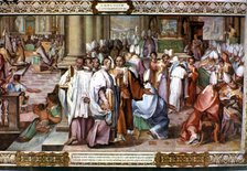 Third Council of Constantinople, held between 680-681 a.C. under Pope Agaton and reign of Constan…