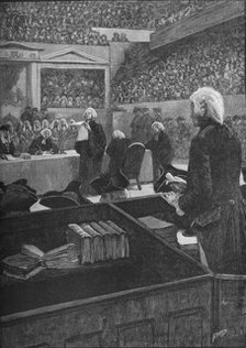 The trial of Warren Hastings, 1788-1795 (1905). Artist: Unknown.