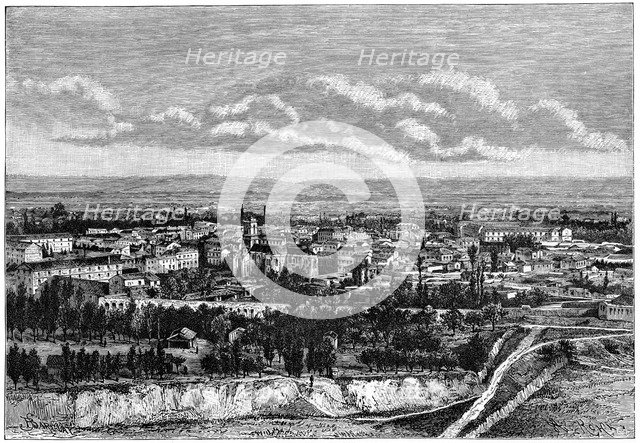 View of Blida, Algeria, c1890. Artist: Armand Kohl