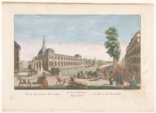 View of the Stock Exchange in Rotterdam, 1745-1775. Creator: Jean-Francois Daumont.