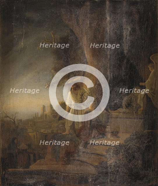 King Ahasuerus Presents Mordecai with his Ring, 1681-1684. Creator: Aert de Gelder.