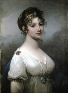Portrait of Queen Louise of Prussia (1776-1810), 1802. Artist: Grassi, Józef (1757-1838)