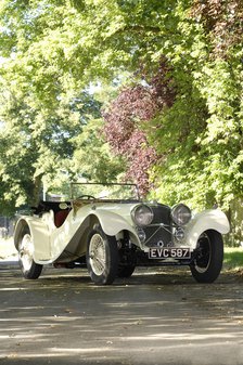 1940 SS100 Jaguar Roadster Artist: Unknown.