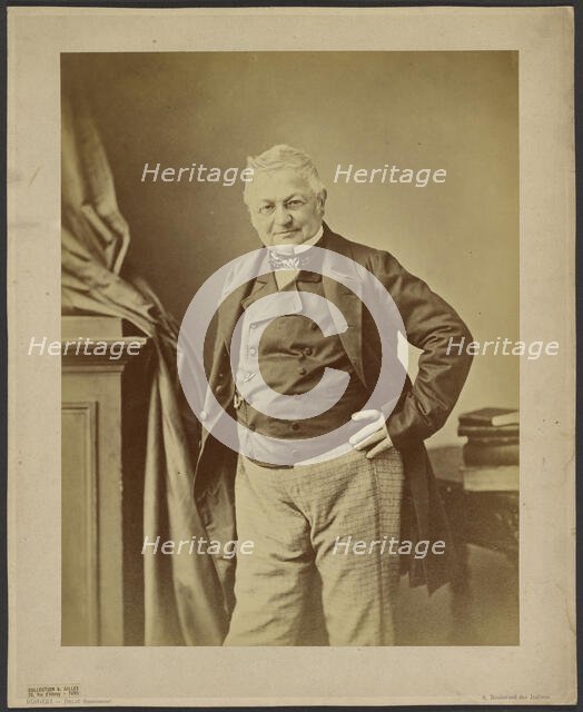 Portrait of Adolphe Thiers (1797-1877) , ca 1860. Creator: Disdéri, André Adolphe-Eugène (1819-1889).