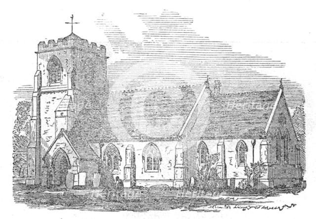 New church, Gunby, Lincolnshire, 1871. Creator: Unknown.