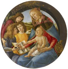 Madonna of the Magnificat, 1480s. Creator: Botticelli, Sandro (1445-1510).