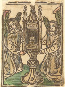 A Monstrance Held by Two Angels, 1495/1500. Creator: Unknown.