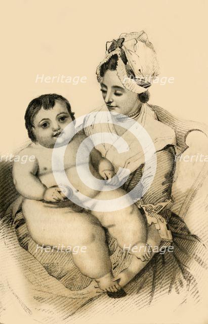 'Thomas Hills Everett, Aged Eleven Months', 1822. Creator: Robert Cooper.