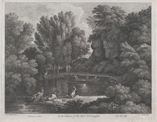 Landscape, 1743. Creator: Jean Baptiste Claude Chatelain.
