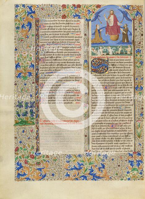 The Last Judgment; Cité de Dieu, about 1440-1450. Creator: Second Master of the Oxford Hours.