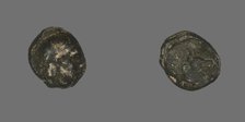 Coin Depicting Laureate Head, 400-350 BCE. Creator: Unknown.