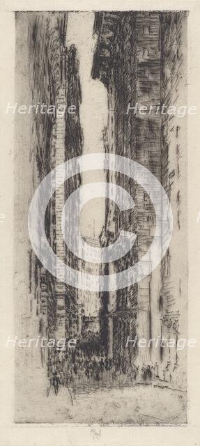 Canyon, No. III, 1904. Creator: Joseph Pennell.