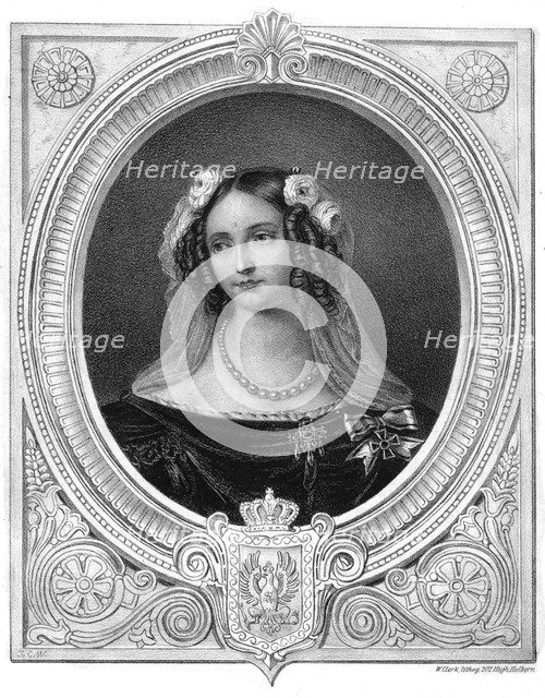 Elizabeth Louise, Queen of Prussia, 19th century.Artist: W Clerk