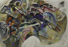 Painting with White Border, 1913. Artist: Kandinsky, Wassily Vasilyevich (1866-1944)