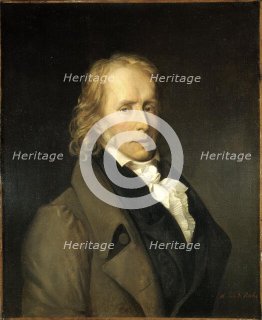 Portrait of Benjamin Constant (1767-1830), writer and politician, c1820. Creator: Hercule de Roche.
