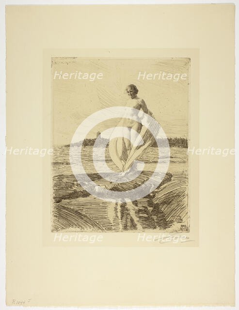 The Swan, 1915. Creator: Anders Leonard Zorn.