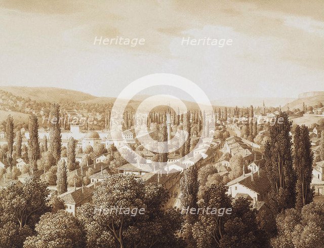 View of Bakhchisaray, 1824. Artist: Kügelgen, Carl Ferdinand, von (1772-1832)