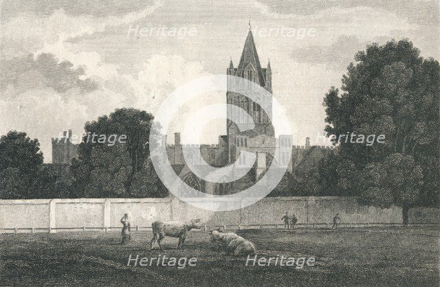 'Christ Church Cathedral, Oxford', 1811. Artist: Elizabeth Byrne.