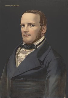 Portrait of the composer Stanislaw Moniuszko (1819-1872). Creator: Lafosse, Jean-Baptiste Adolphe (1810-1879).