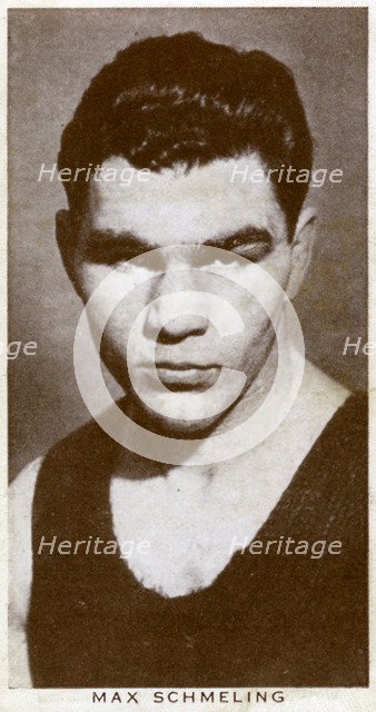 Max Schmeling, German boxer, 1938. Artist: Unknown