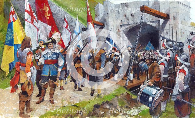 Pendennis Castle, Cornwall. 17th August 1646, (c1990-2010) Artist: Ivan Lapper.