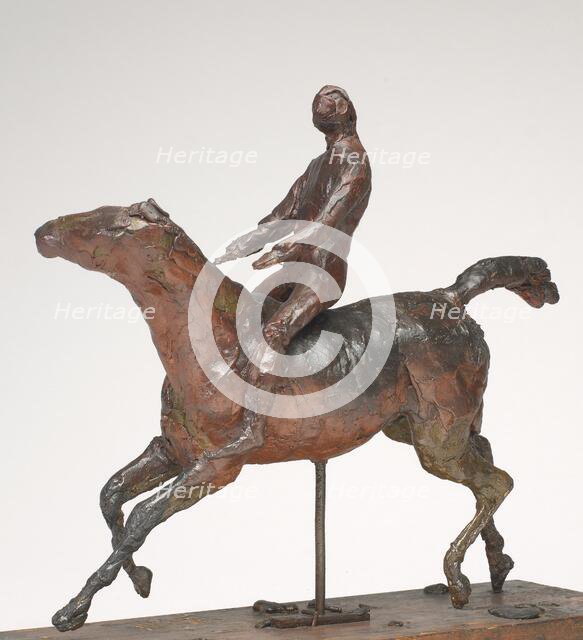 Jockey, mid 1870s. Creator: Edgar Degas.