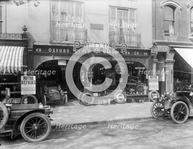 Parkers Motor House, St Giles, Oxford, Oxfordshire, c1860-c1922. Artist: Henry Taunt