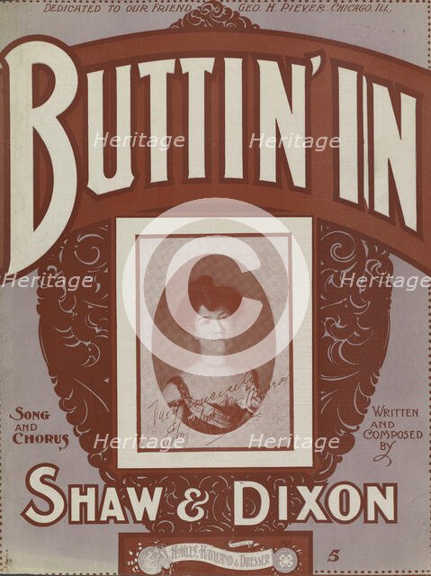 'Buttin' in', 1901. Creator: Unknown.