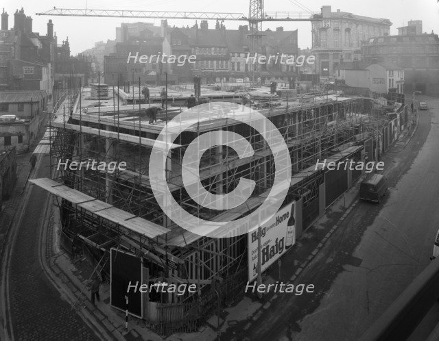 Commercial development on Campo Lane, Sheffield, South Yorkshire, 1968.  Artist: Michael Walters