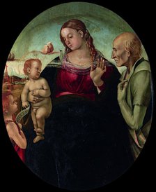 The Madonna and Child with Saint John and Saint Jerome , 1491. Creator: Signorelli, Luca (ca 1441-1523).