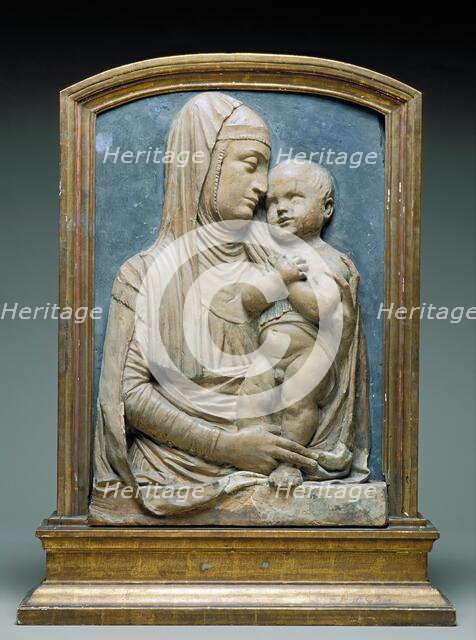 Madonna and Child, c1465. Creators: Virgin Mary, Jesus Christ, Pietro Lombardo.