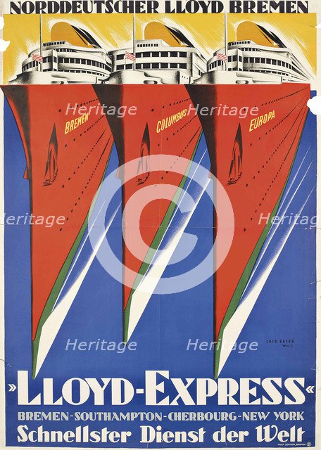 Lloyd Express, ca 1932.