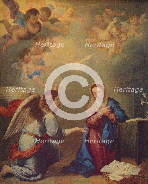 'La Anunciacion', (The Annunciation), 1660, (c1934). Artist: Bartolomé Esteban Murillo.