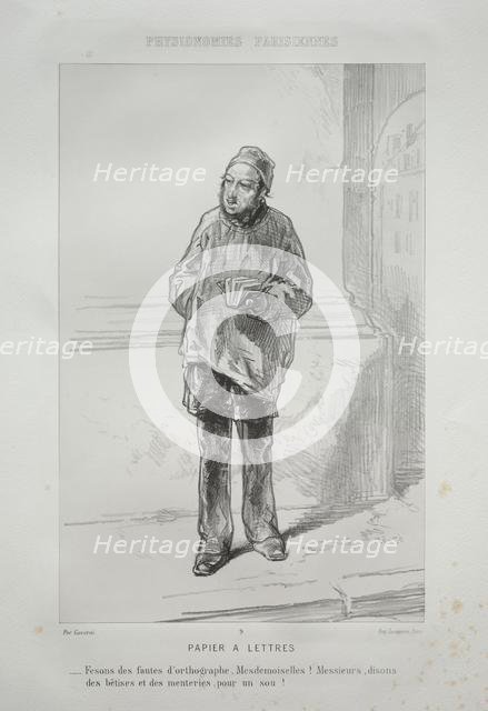 Papier à Lettres. Creator: Paul Gavarni (French, 1804-1866).