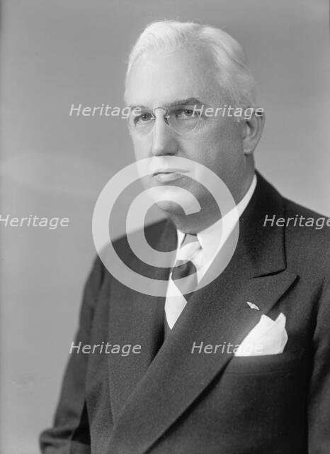 Woodrum, Clifford, Honorable - Portrait, 1945. Creator: Harris & Ewing.
