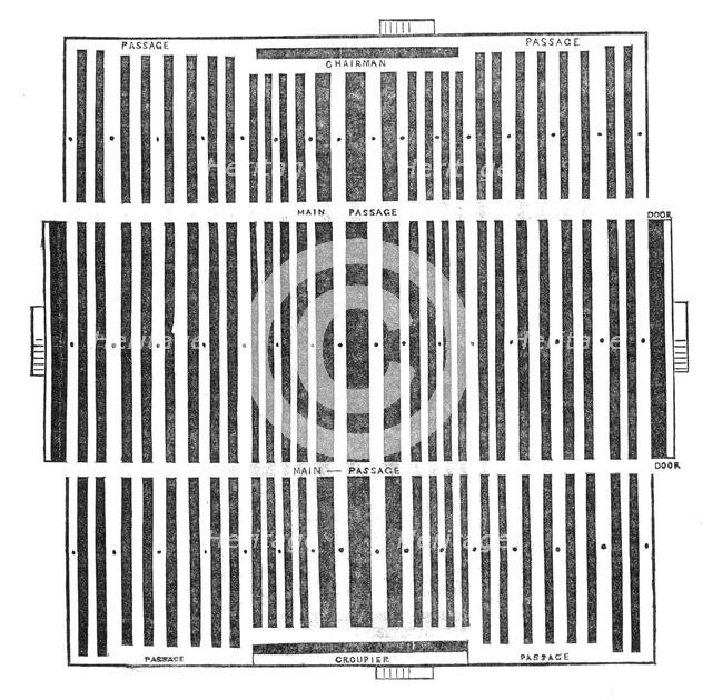 Ground plan of the Pavilion, 1844. Creator: Unknown.