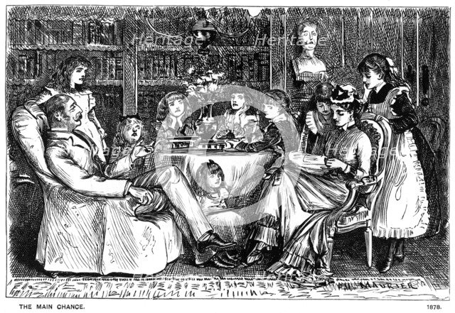 'The Main Chance', 1878 (1891). Artist: George du Maurier