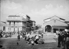 Plaza, Tampico, between 1880 and 1897. Creator: William H. Jackson.