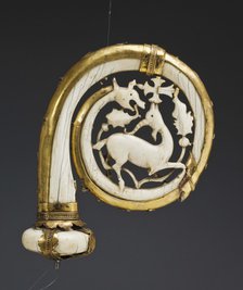 Head of a Crosier with the Depiction of the Lamb, 11th-12th century. Artist: West European Applied Art  