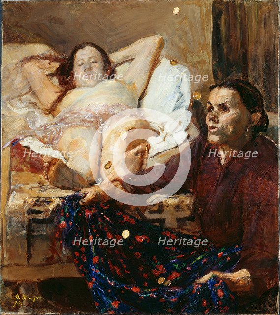 Danae. Artist: Slevogt, Max (1868-1932)