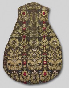 Six-Color Chasuble Front with Animal Pattern, 1415-25. Creator: Unknown.